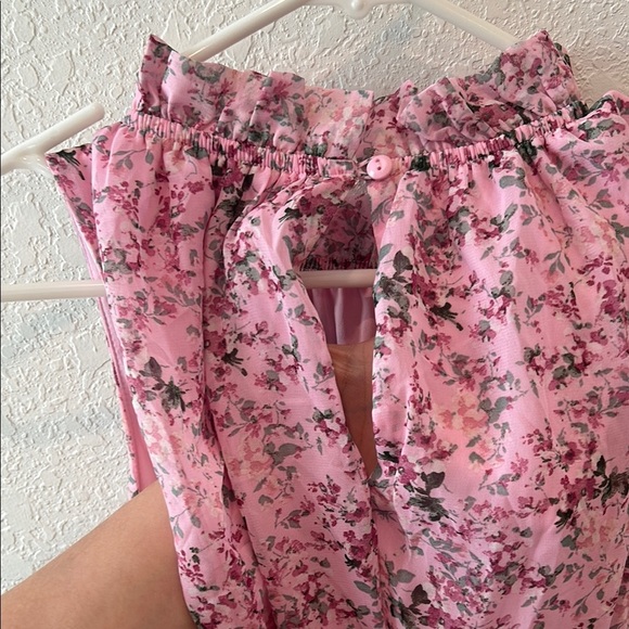 Kate and Lily Pink Floral Sleeveless Dress - Picture 7 of 14